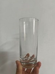 長型圓筒玻璃杯 果凍杯 果汁杯 四個 二手