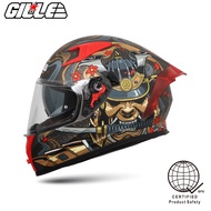 Gille Full Face Dual Visor Motorcycle Helmet 135 GTS Series V1 Armor