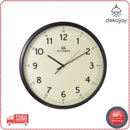 DOGENI นาฬิกาแขวน รุ่น WNW044DB นาฬิกาแขวนผนัง นาฬิกาแขวนติดผนัง เข็มเดินเรียบ ร้าน Dekojoy