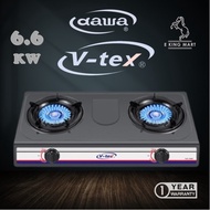 DAWA Table Double Gas Stove Stainless Steel MGC-1010S Dapur Gas