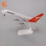 Qantas Airways A380 Aircraft Model Air Australia Airbus 380 Alloy Diecast Aeroplane Airplane Model 2
