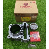TOBAKI RACING BLOCK DOME WITH TOBAKI FORGED PISTON SETS LC135 / FZ150I &gt;&gt; 57MM