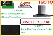 TECNO HOOD AND HOB BUNDLE PACKAGE FOR ( TH 998DTC &amp; TG 208VC ) / FREE EXPRESS DELIVERY
