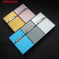EPOCH9A Business Card Box, Lightweight Aluminum Alloy Name Card Holder, Fashion Elegant Design Hard 