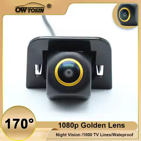 CVBS/AHD Vehicle 1080P 170° Golden Lens Rear View Camera For Toyota Prius /Prius Alpha 2009 2010 201