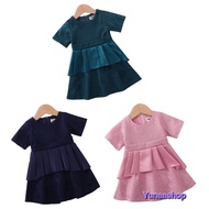 Baju Kurung Baby Girls 2-13M Muslimah Dress Budak Perempuan Baju Raya Kanak kanak Baju Kurung Cotton Baby Girls