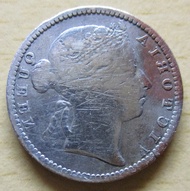 VICTORIA QUEEN *STRAITS SETTLEMENTS* 1891 TEN CENTS 10 Coins