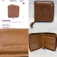 可買可換物 BV Bottega Veneta 中古真皮銀包 意大利製造 Vintage Bottega Veneta Classic Intrecciato leather wallet Made 