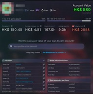 ✨ 乾淨 Steam Account 一手帳號