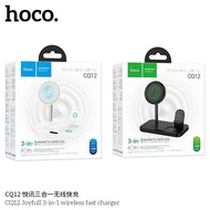 Hoco CQ12 Wireless fast charger 3-in-1 Type 15w Original Product 1
