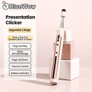 BlueWow Wireless Presenter Telescopic Pointer Presenter Laser Presenter PPT Slides Word Documents