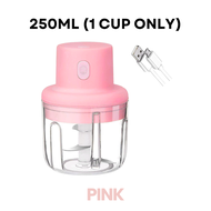 Z-Gadget⚡2 in 1 250ML Electric Garlic Masher Automatic Garlic Crusher Chopper Portable USB Charging 