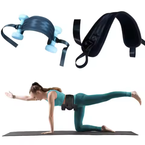 Weight-bearing Belt Weighted Waist Trainer Belt - Adjustable Resistance Ergonomic Design Workout Hip