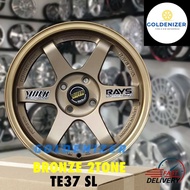 Rays sport rim 🛞 TE37SL 17" 17inch 17x7.5jj 4H100/114.3 ET 38(1set)