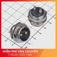 GX20-2P Round Male Connector 2 Pins Straight Row 10A 250V Tech Components Tech Components