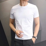 Pure White Quick-Drying Slim Fit T-Shirt for Men - 1688 Alibaba Net Batch