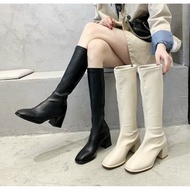 Code B081-3/588 WOMEN'S BOOTS LEATHER THIGHS BOOT HIGH HEELS 5P PREMIUM FULLBOX