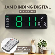 TaffHOME Aesthetic Digital Wall Clock Multifunctional with Remote - 6629