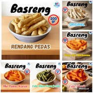Risaga Food - Basreng Original Rendang Mie Pedas Korea Keju Ala Richeese Cabe Merah Cabe Hijau Daun 