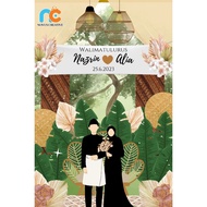 Kad Kahwin Digital Readymade | Digital Wedding Card | Wedding E-Card By @TheJayWedCard | OUTDOOR