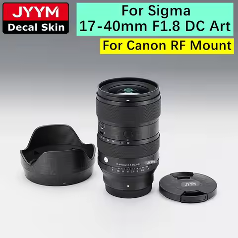 Lens Sticker For Sigma 17-40mm F1.8 DC Art Decal Skin Vinyl Wrap Film Protector Coat For RF Mount 17