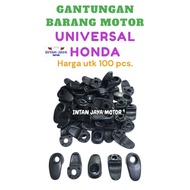 GANTUNGAN 100 PCS HONDA MOTORCYCLE GOODS HANGERS UNIVERSAL MOTORCYCLE HOOKS HONDA MOTORCYCLE HANGERS