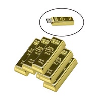 Fashion Gold bar Pendrive USB 3.0 Flash Drive 32G/16G/8GB Pen drive Memory