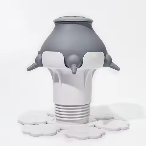 New Pet Milk Bottle with Mom-Like Nipple, Can Feed 4 Pets at Once, Also Works as a Feeder and Medici