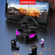 Senbenbao X15 Tws Gaming Earbuds Wireless Earphones Waterproof Earbuds Touch Control Headset with No