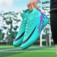 Soccer Shoes Men New Listing Tf/ag High-top Anti-slip Teenager Child Football Boots Student Soccer T