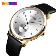 SKMEI 1398 Jam Tangan Pria Original Sport Casual Analog Leather Arloji Sport Fashion Chrono Watch