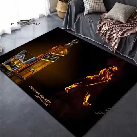 Johnnie Walker whisky carpet and rug modern bar living room bedroom Large area soft carpet study por