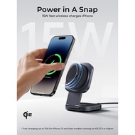 AUKEY MagFusion L Qi2 2-in-1 Foldable Magnetic Fast Wireless Charging Station LC-MC211