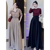 Bigsize wide leg pants 90-150kg