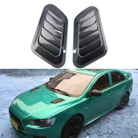 Universal Car Decorative Air Flow Intake Hood Scoop For Hyundai I30 Accessories Seat Leon 1p Mazda C