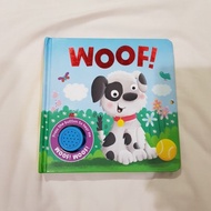 Woof Sound Board Book Preloved Buku Import Anak Buku Suara