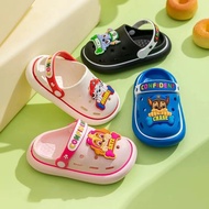 Paw Patrol Children's Hole Shoes Boys Summer Boys Indoor Baotou Anti-slip Baby Slippers Outdoor Wear Beach Shoes Children