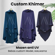 bebas REQUEST - KHIMAR MAZEN ANTI UV COOL FLOWY FALLING KHIMAR HAJI UMROH Khimar Umrah Khimar Labuh 