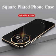 Casing For Vivo Y39 5G 2025 vivo Y39 Y 39 Y38 Y58 4G 5G 6D Square Plated Phone Case Camera Lens Prot