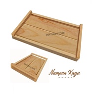 Wooden Tray Dutch Teak Wood Tray/ Size 30 x 20cm