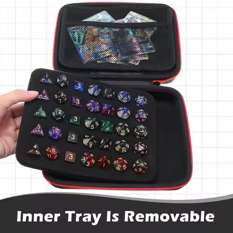 Handheld Game Dice Case Bag Carrying Case Cover for Dungeons & Dragons board games Dice Package 70 H