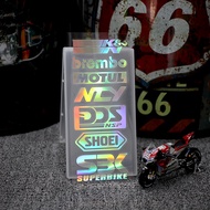 Car Styling 3M Reflective Motorcycle Side Strip Bike Helmet Sticker Vinyl Decal Racing Sticker