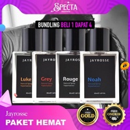 new JAYROSSE BUY 1 GET 4!! Parfum Jayrose Grey, Luke, Noah, Rouge, Starboy, Bruce ORIGINAL EDP 30ML 