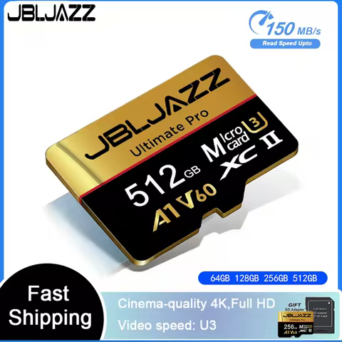 High-Speed Storge SD Card Micro SD/TF Card 512GB High Speed 256GB 128GB SD Flash Memory Card V60 4K 