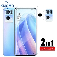 [2 in 1] Tempered Glass OPPO Reno 11F 5G 8 Pro 7 7z 6 6z 5 5z 5F 4 3 2z 2F 10x Zoom Clear Screen Protector Camera Lens Film