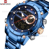 Watch Multifunctional Men's Watch NAVIFORCE NAVIFORCE Men's Dual Display Fashion Collar Xiang 9163 W
