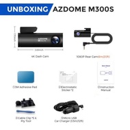#BB - Azdome M300s 4K Dual Camera WiFi GPS M300 Dashcam Kamera Mobil