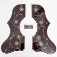1 PCS Thick 2.0 mm GIbson J200 SJ200 Guitar Pickguard self-adhesive For Gibson Scratch Plate Guitar 