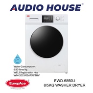 BULKY EUROPACE EWD6850U 8/5KG FRONT LOAD WASHER DRYER **2 EUROPACE WAR