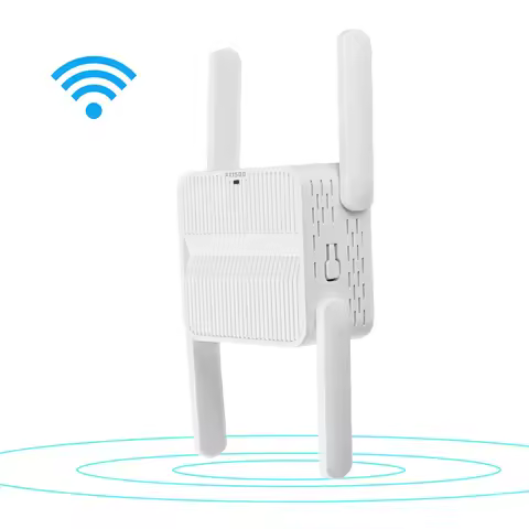 WiFi 6 Repeater Extender 1500Mbps WiFi Extender Signal Booster 4*2dbi Antennas WiFi 6 Range Extender